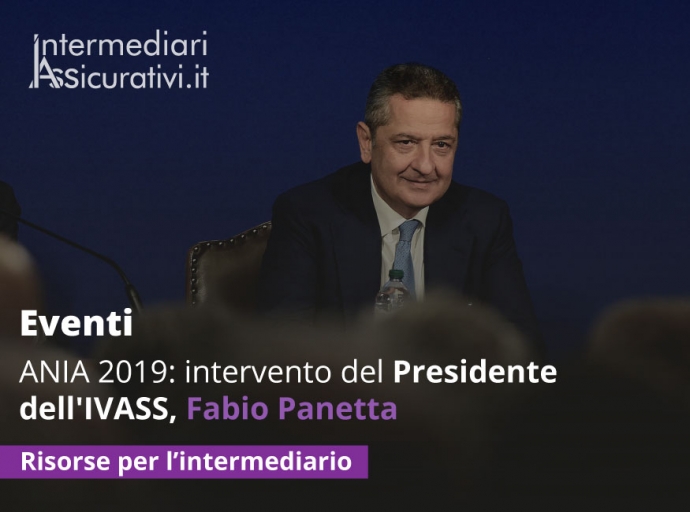 ANIA 2019: intervento del Presidente dell'IVASS, Fabio Panetta